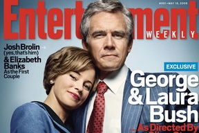 Filmový George Bush na obálce magazínu Entertainment Weekly. Filmový George Bush na obálce magazínu Entertainment Weekly.
