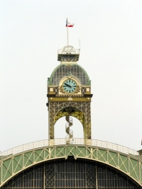 Věž průmyslov&eacute;ho pal&aacute;ce.