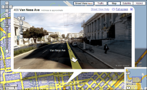 A z perspektivy StreetView.