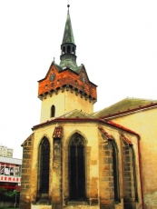 Kostel sv. Kateřiny.