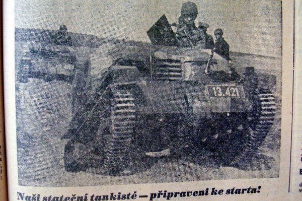 Dělnický deník vychvaluje české tankisty.