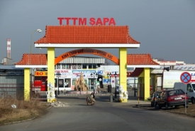 Brána do tržnice Sapa.