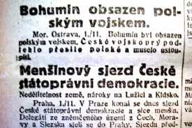 Kr&aacute;tk&eacute; zpr&aacute;vy z poč&aacute;tku listopadu.