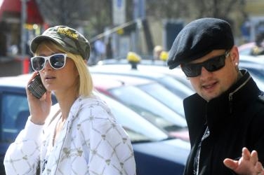 Paris Hiltonová a její dosavadní partner, kytarista Benji Madden.