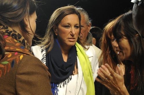 Módní návrhářka Donna Karan.