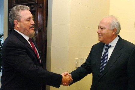 F. Pérez a M. Á. Moratinos F. Pérez a M. Á. Moratinos