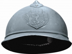 Vojenská přilba z první světové války.