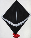 Jiř&iacute; David, Perlov&yacute; n&aacute;hrdeln&iacute;k, 2001, olej na pl&aacute;tně, 220 x 180 cm