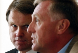 Martin Bursík a Mirek Topolánek