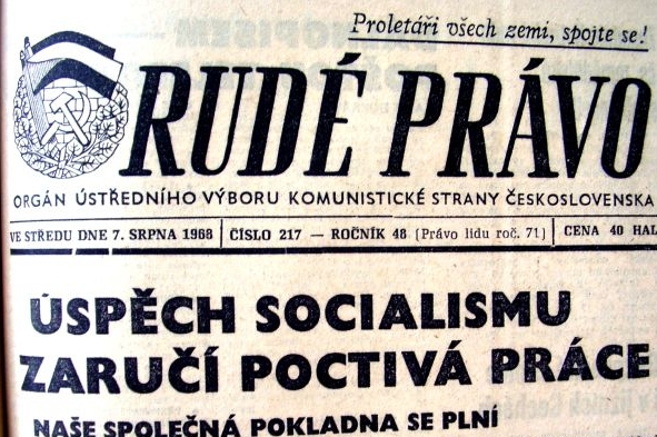 Rudé právo, 7. srpna 1968.