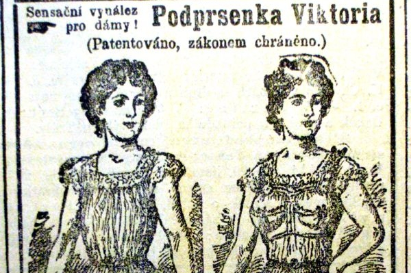 Epochální vynález - podprsenka. 