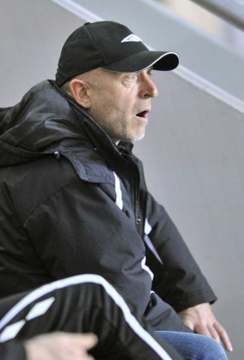 Kouč pražské Slavie Karel Jarolím.