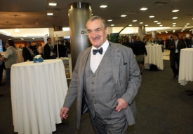 Karel Schwarzenberg na kongresu ODS.