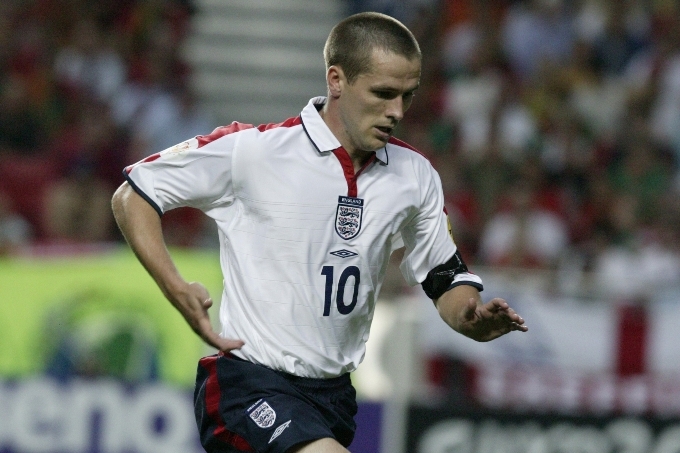 Michael Owen během mistrovství Evropy 2004 v Portugalsku.
