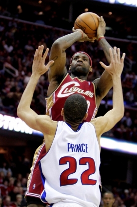 LeBron James byl opět nezastavitelný.