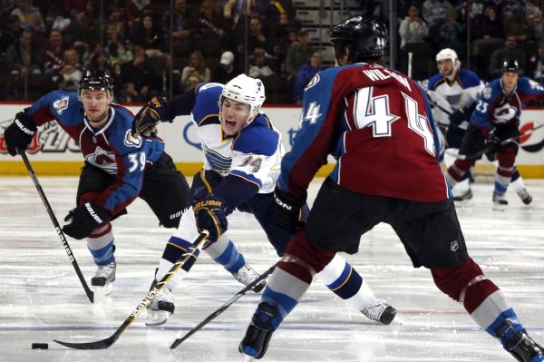 Hejduk vstřelil dva góly a jeho Colorado porazilo St. Louis 7:3.
