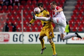 Zdeněk Ondrášek z Českých Budějovic (vlevo) a Milan Kopic ze Slavie.