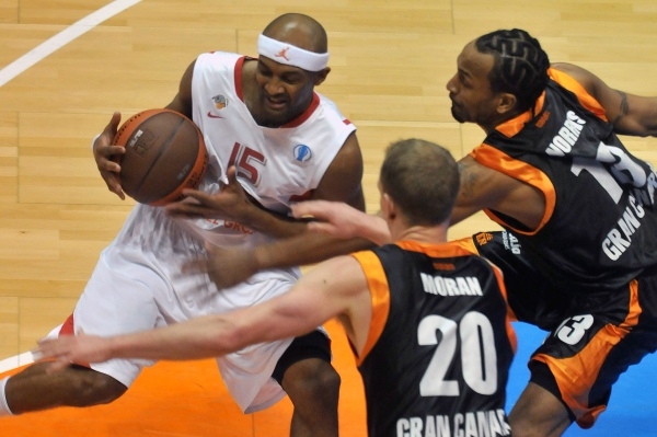 Arthur Lee z Nymburka v zápase Eurocupu. Arthur Lee z Nymburka v zápase Eurocupu.