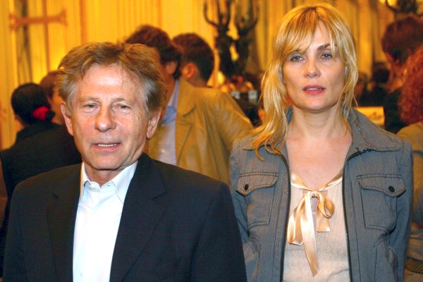 Roman Polanski se svou ženou Emmanuelle Seignerovou.