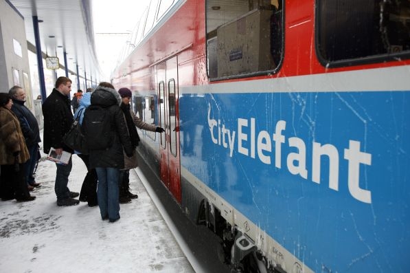 Nikdo z asi 40 cestujících vlaku City Elefant nebyl zraněn.