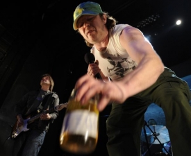 Frontman skupiny Buzerat Home Metal Leoš Noha.