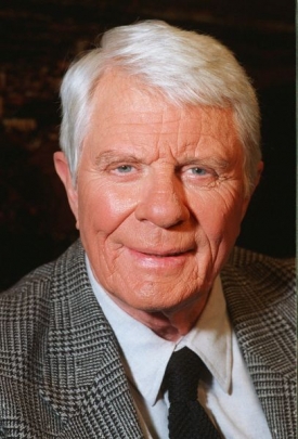 Americký herec Peter Graves.