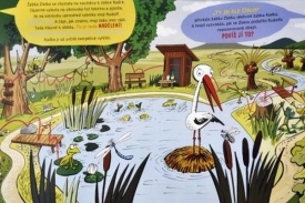Jedna z nominovan&yacute;ch: ilustrace z knihy Žvanda a Melivo.