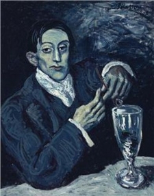 Picassův Piják absintu představuje klíčovou práci z modrého období.