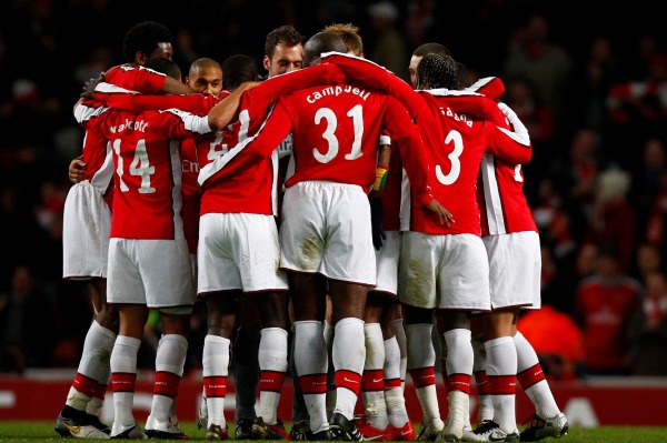 Fotbalisté Arsenalu, ilustrační foto. Fotbalisté Arsenalu, ilustrační foto.