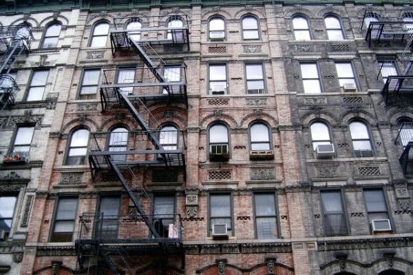 Typický dům v New Yorku.