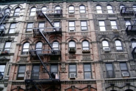 Typický dům v New Yorku.