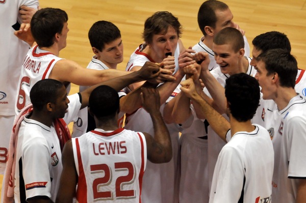 Ilustrační foto. Basketbalisté Nymburka.