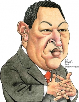 Hugo Ch&aacute;vez (karikatura).