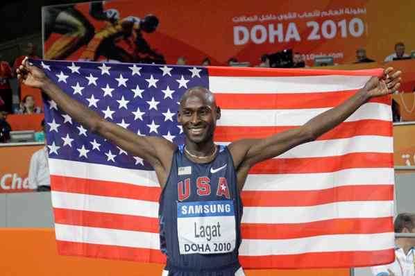 Halový mistr světa Bernard Lagat. Halový mistr světa Bernard Lagat.