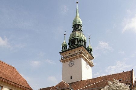 Nádvoří Staré radnice v Brně.
