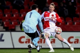 Slavia prohrála v Edenu s Libercem.