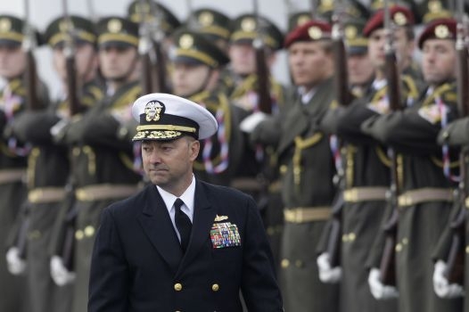 Vrchní velitel sil NATO v Evropě admirál James Stavridis.