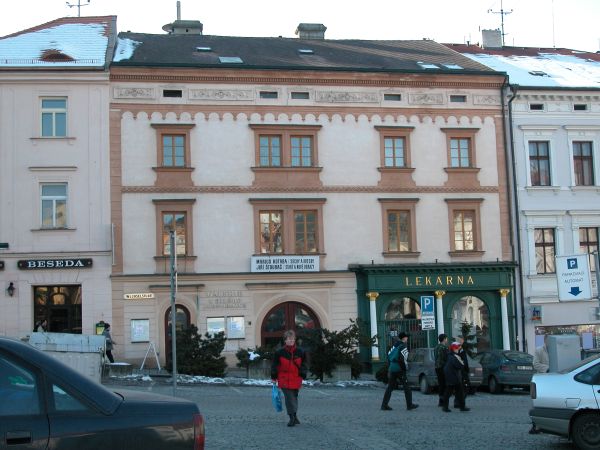 Klatovská Galerie U Bílého jednorožce.