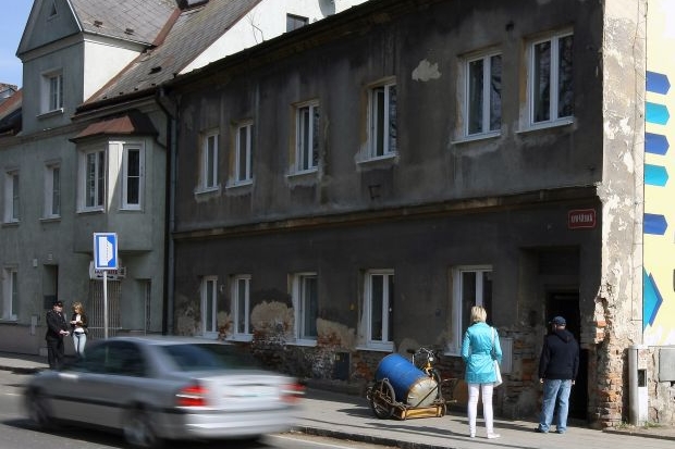 Činžovní dům v Rybářské ulici v Opavě. 
