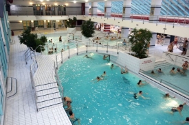 Aquapark v Hradci Králové.