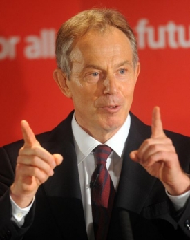 Bývalý britský premiér Tony Blair.