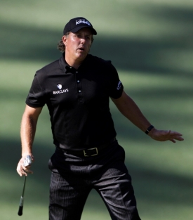 Vítěz Masters Phil Mickelson.