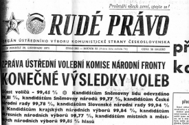 Výtisk Rudého práva.