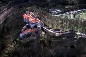 Hrad Perštejn.