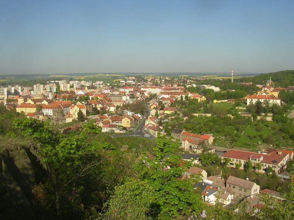 Město Slaný na Kladensku.