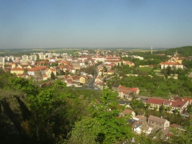 Město Slaný na Kladensku.