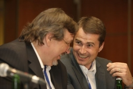 Milan Jančík a David Vodrážka z pražské ODS.