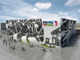Vizualizace česk&eacute;ho pavilonu.