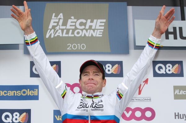 Vítěz Valonského šipu Cadel Evans. Vítěz Valonského šipu Cadel Evans.