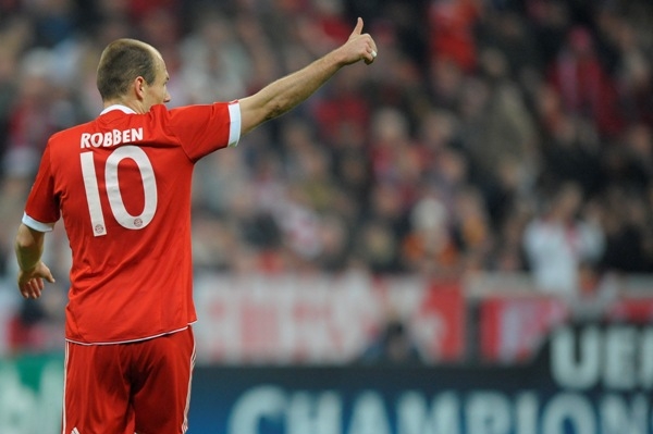 Hrdina utkání Arjen Robben.